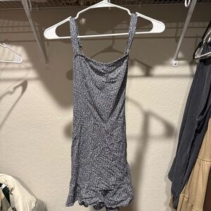 Black and White Patterned Dress